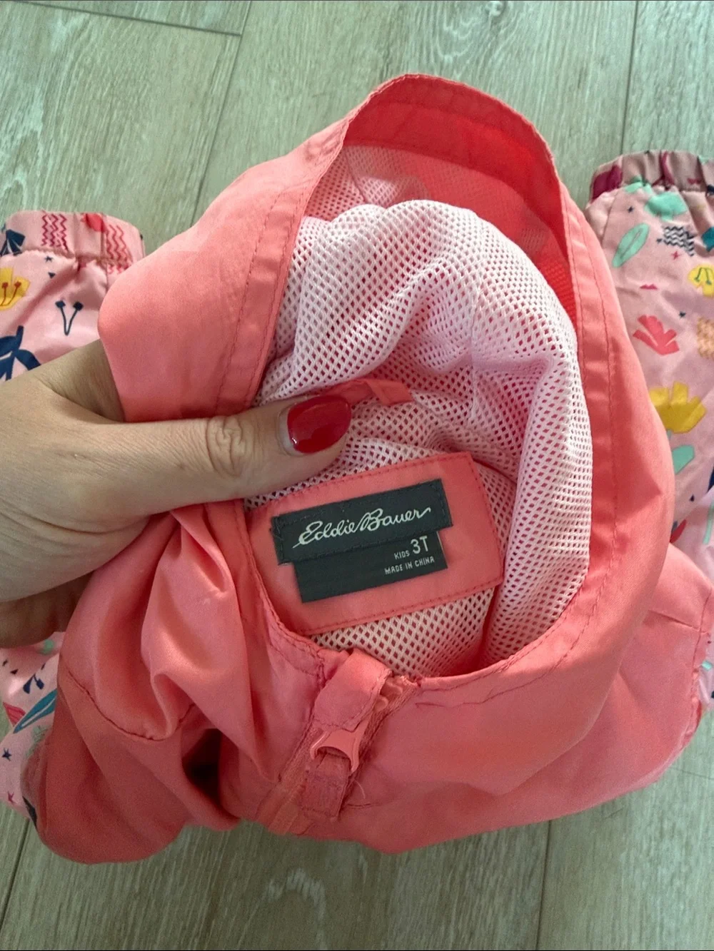 Eddie Bauer Colorblock Windbreaker Jacket